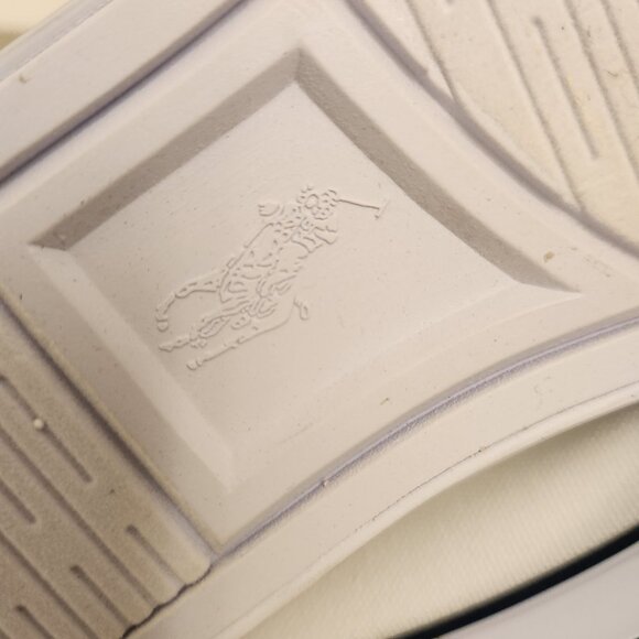 Polo Ralph Lauren White Canvas High Top Sneakers. NWOT. Size 7. Men's - Picture 10 of 11